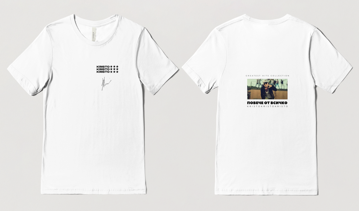 White Tee signed by Kristo